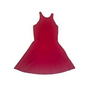 Athleta Conscious Dress XS Pink Sleeveless Fit Flare Athletic Dress